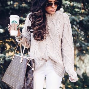 H&M Cable Knit Sweater Medium